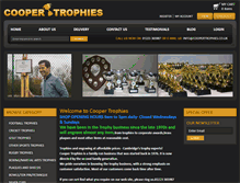 Tablet Screenshot of coopertrophies.co.uk